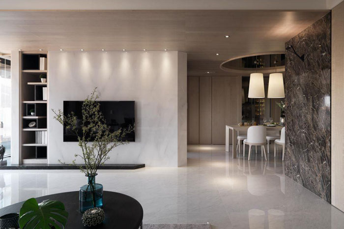 磨光面大理石墙面如何养护呢?