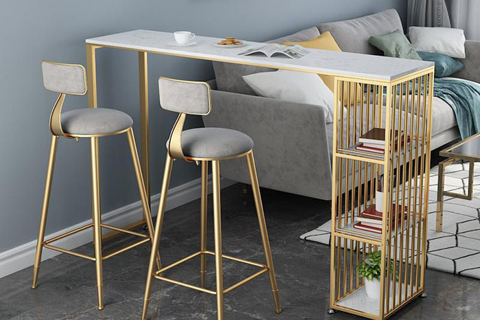 几款常见的大理石吧台桌风格