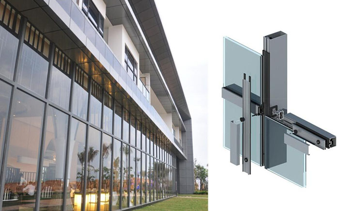 框架式(元件式)玻璃幕墙